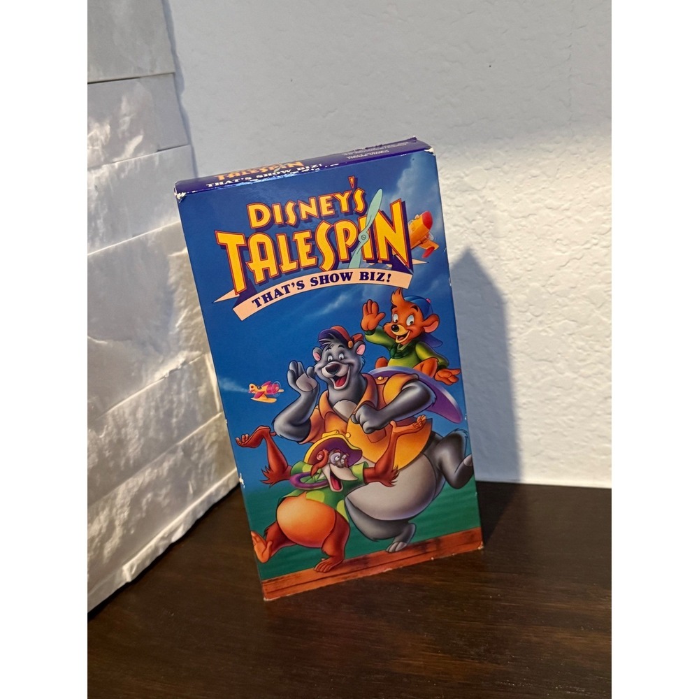 Disney TaleSpin Thats Show Biz Volume 2 VHS Tape Baloo 90s Cartoon